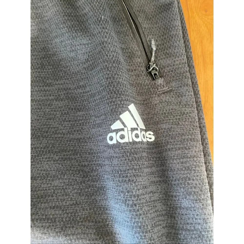 Adidas Sweatpants Men Large Gray Climawarm Straight Leg Athletic Pants‎